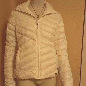 White under armour jacket , cold gear infrared.